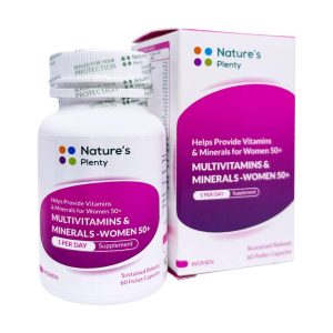 Natures Plenty Multivitamins And Minerals For Women Over 50 60 capsule