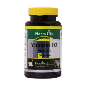 Norm Life Vitamin D3 2000 IU 60 Soft Gels