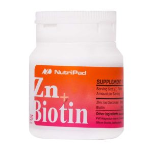 Nutripad Zinc And Biotin 30 Tablets
