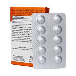 OPD Pharma Iodine Folic Acid 30 Tabs 1 2