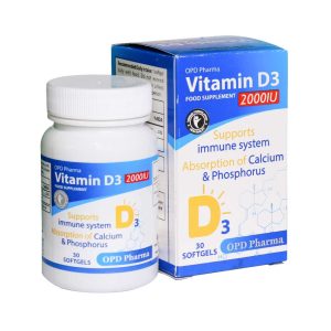 OPD Pharma Vitamin D3 2000 IU Softjels