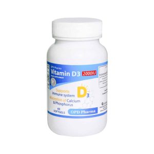 OPD Pharma Vitamin D3 2000 IU Softjels 60
