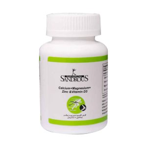 Sandrous Calcium Magnesium Zinc Vitamin D3 60 Tablets