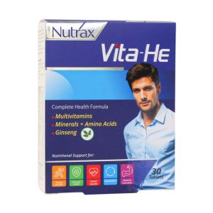 VitaHe Multivitamin and Mineral Nutrax Tablets 30 1