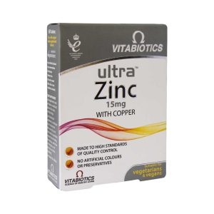 Vitabiotics Ultra Zinc 15 mg 60 Tablets