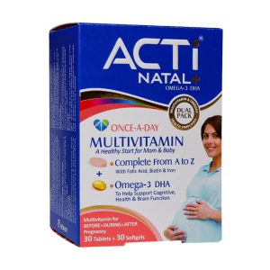 acti natal plus multivitamin tablets and softgels 1