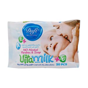 Dafi Vita Milk Wipes for Children 20