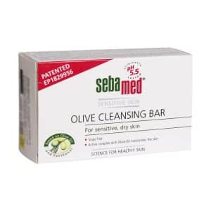 Sebamed olive Cleansing Bar For Sensitive and dry Skin 100 g
