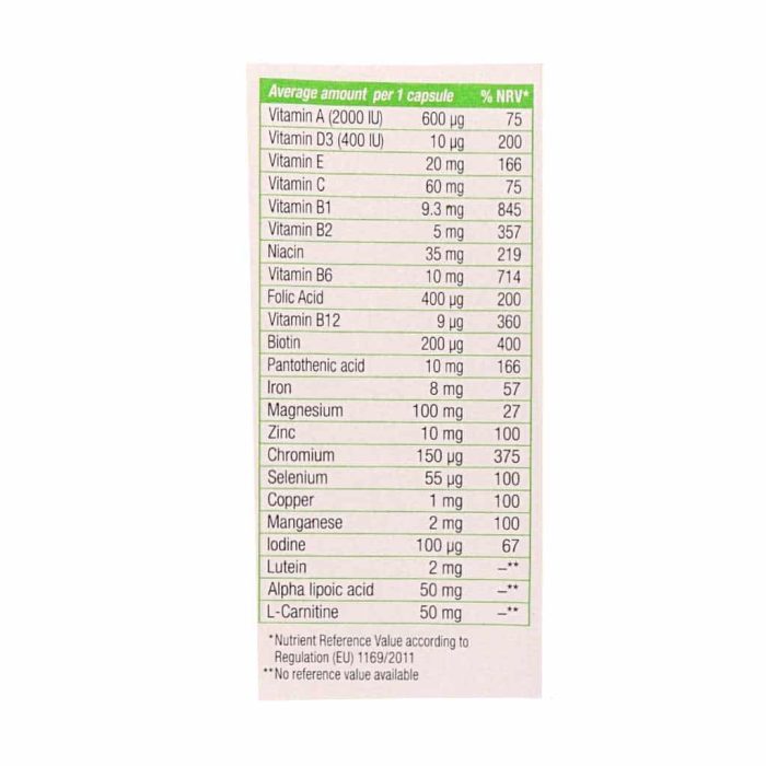 Apovital Multivitamine For Diabetics Caps