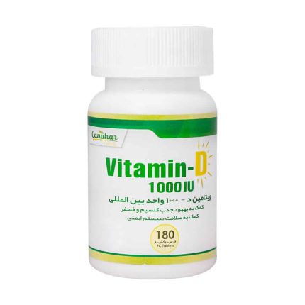 Canphar Vitamin D3 1000 IU 180 FC Tabs