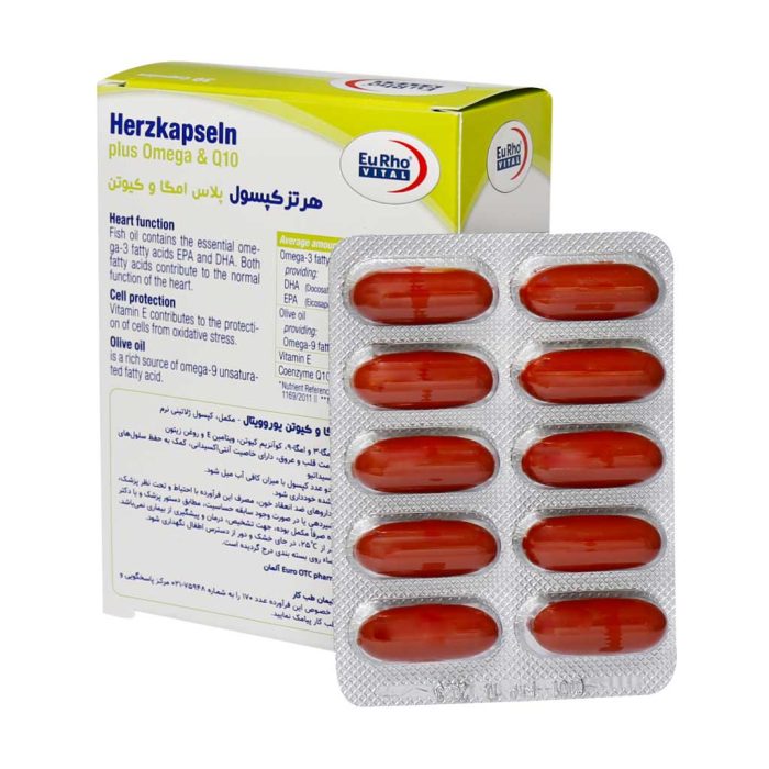 Eurhovital Herzkapseln Plus Omega And Q10 30 Capsules