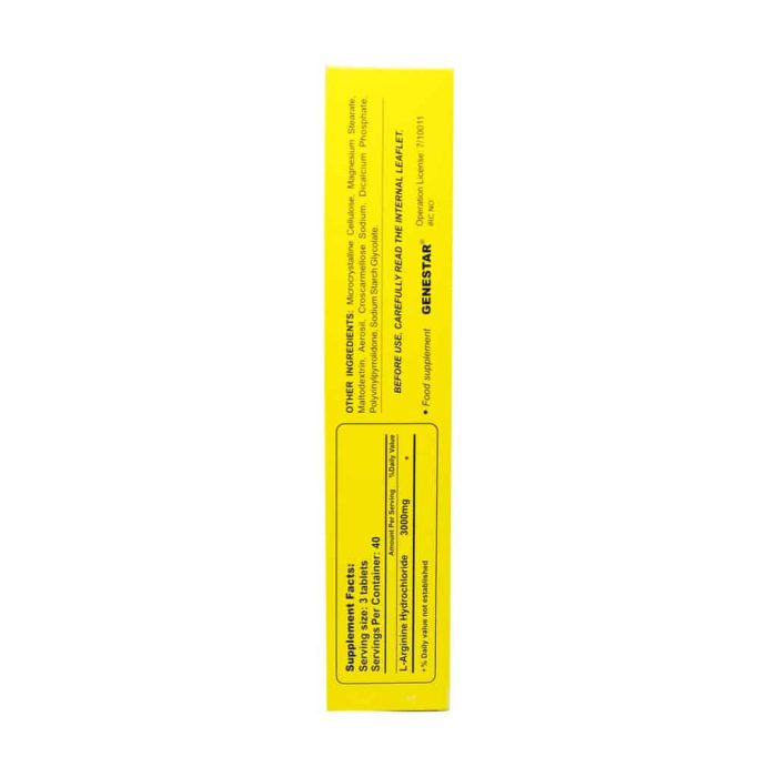 Genestar L Arginine 1000 mg