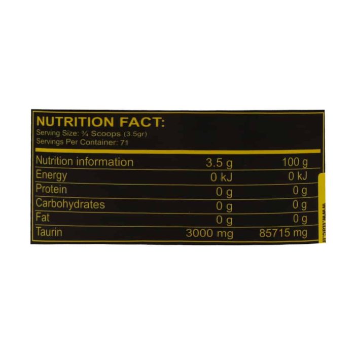 Genstar Taurine Powder