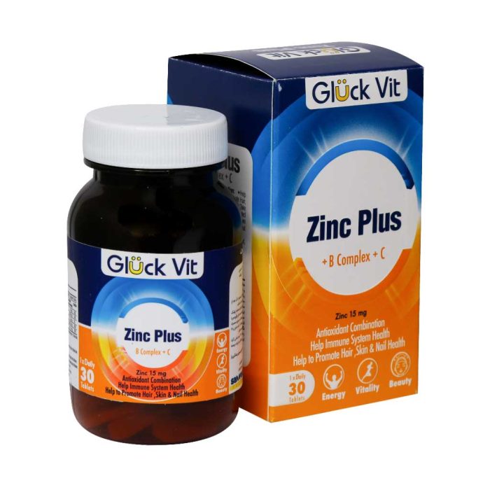 Gluck vit Zinc Plus B Complex C 30 tablets