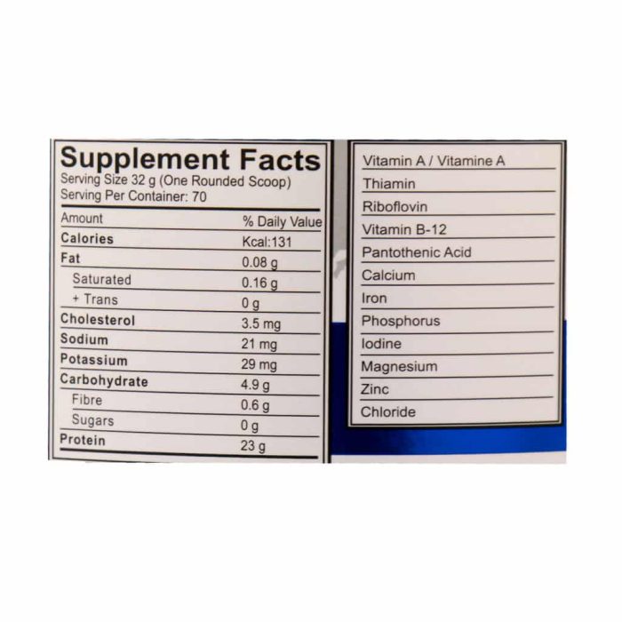 Istela Nutrition Whey Protein Isolate Powder