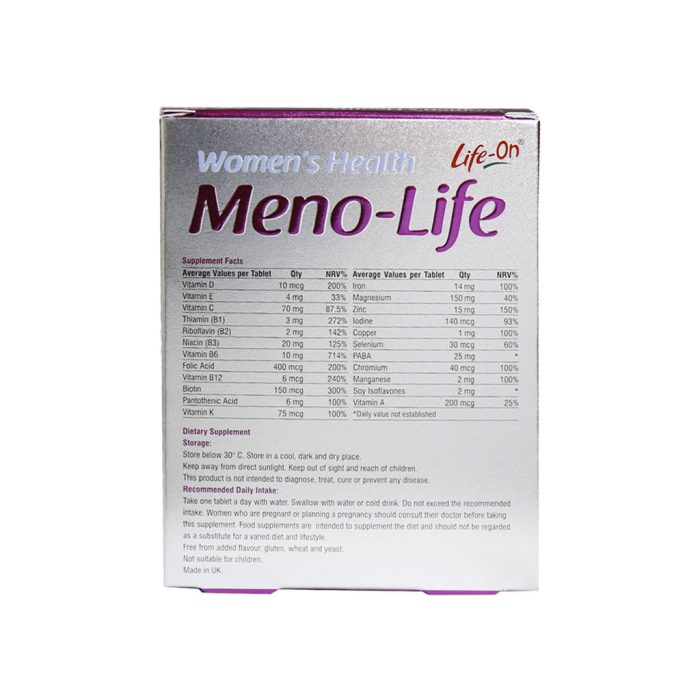 Life On Meno Life Womens Health 30 Tab