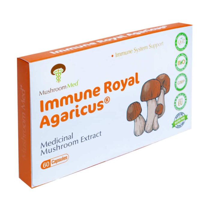 Mushroom Med Immune Royal Agaricus 60 Caps 1