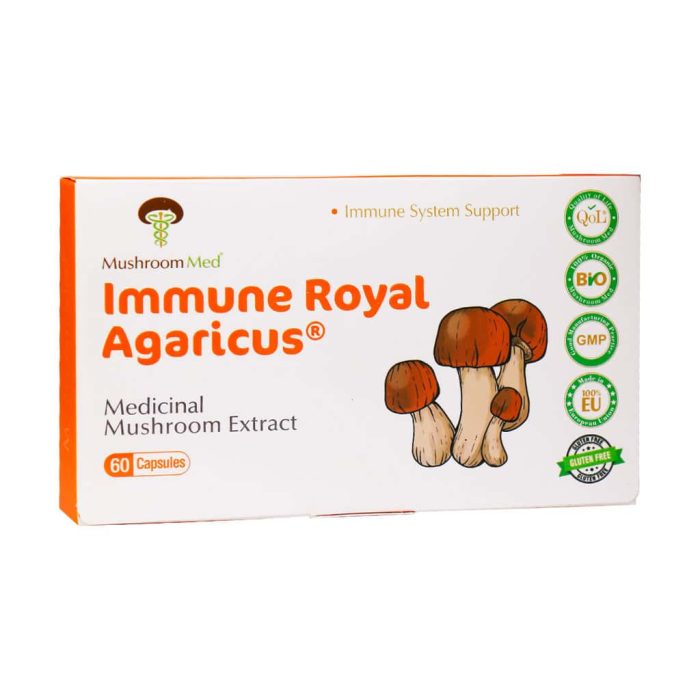 Mushroom Med Immune Royal Agaricus 60 Caps