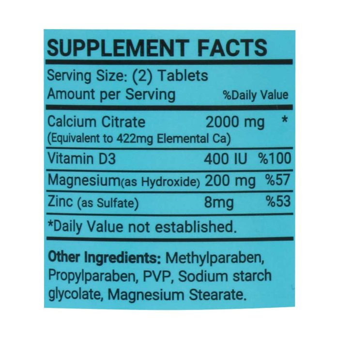 Nutri Pad Ca Vit D3 Mangnesium Zinc 30 Tabs
