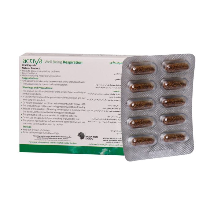 Rasta Imen Darou Active Well Being Respiration Capsules