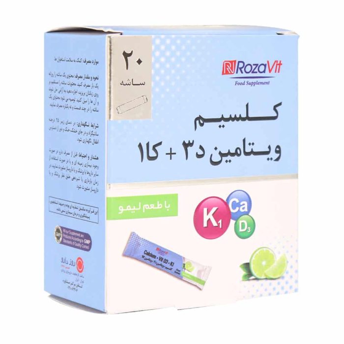 Rozavit Calcium And Vitamin D3 K1 20 Direct Sachets