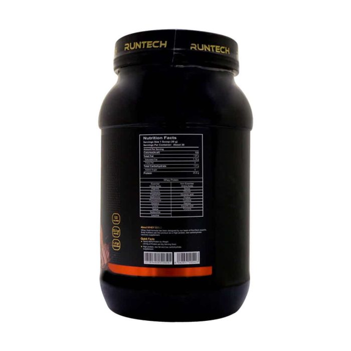 Runtech Gold Whey Powder 908