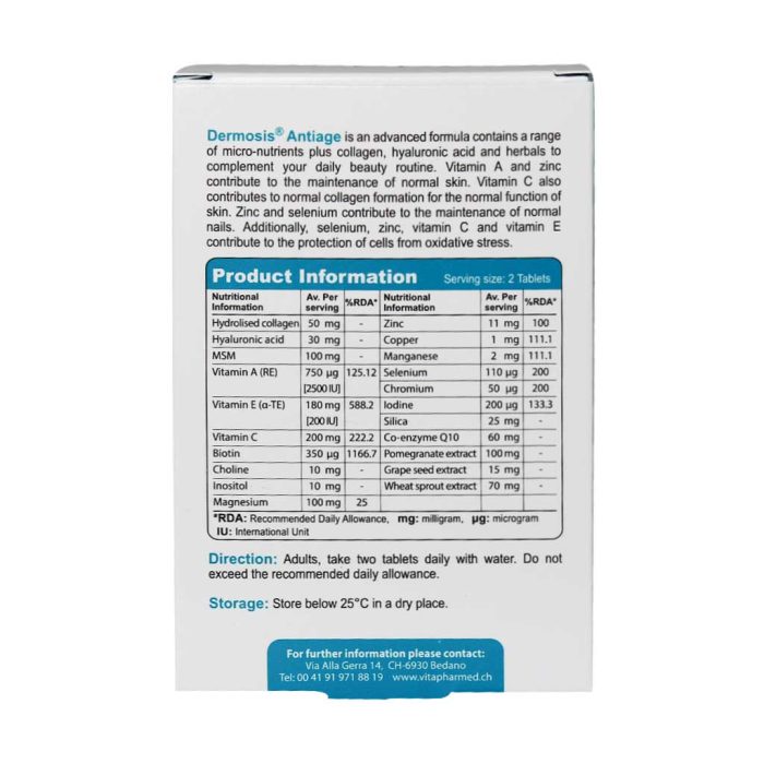 Vivatune Antiage Dermosis Tablets